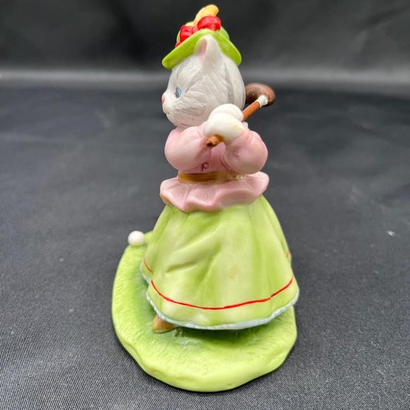 Schmid 1992 Kitty Cucumber Golf Golfer Cat Figurine - Picture 3 of 7
